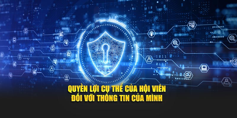 Quyền lợi cụ thể của hội viên đối với thông tin của mình